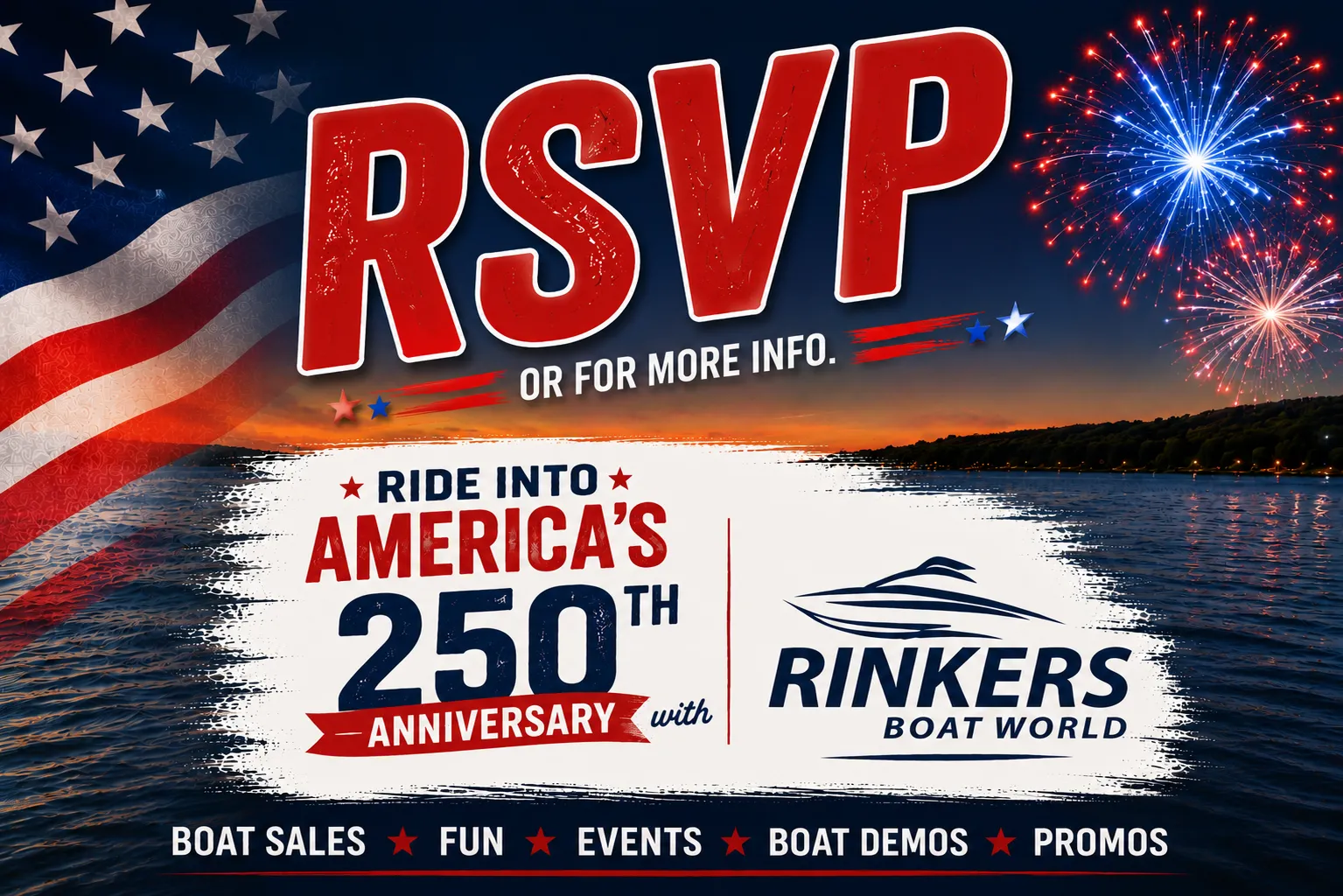 Boat Demo Event, Back-to-School Giveaway
