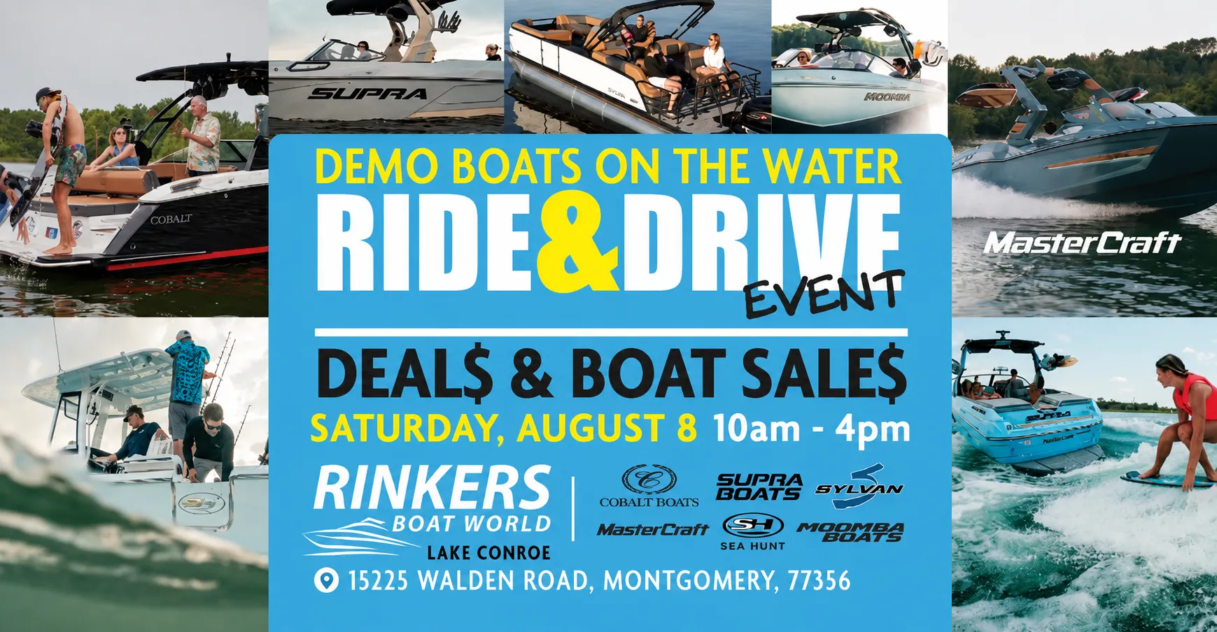 Boat Demo Event, Back-to-School Giveaway