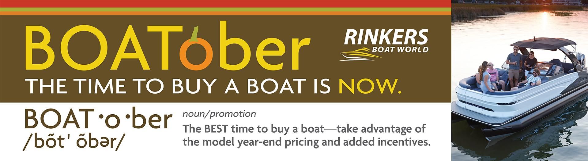 NOW is the best time to buy a NEW BOATY! Massive Savings! Boat SALES, Extended Warranty, Rebates and Added Incentives!