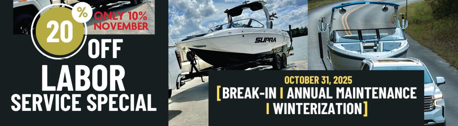Boat Service Special!